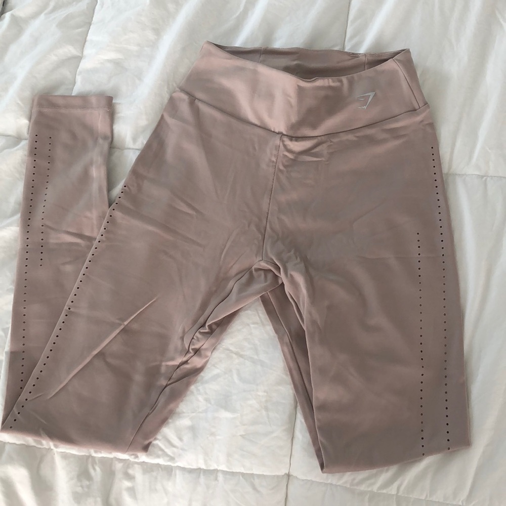 Gymshark Laser Cut Tights Taupe
